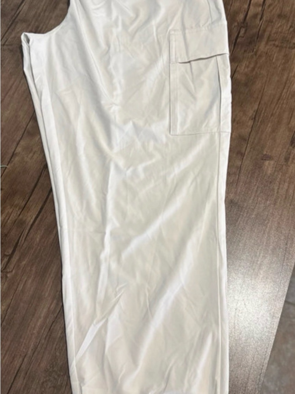 Women’s White Cargo-Style Pants